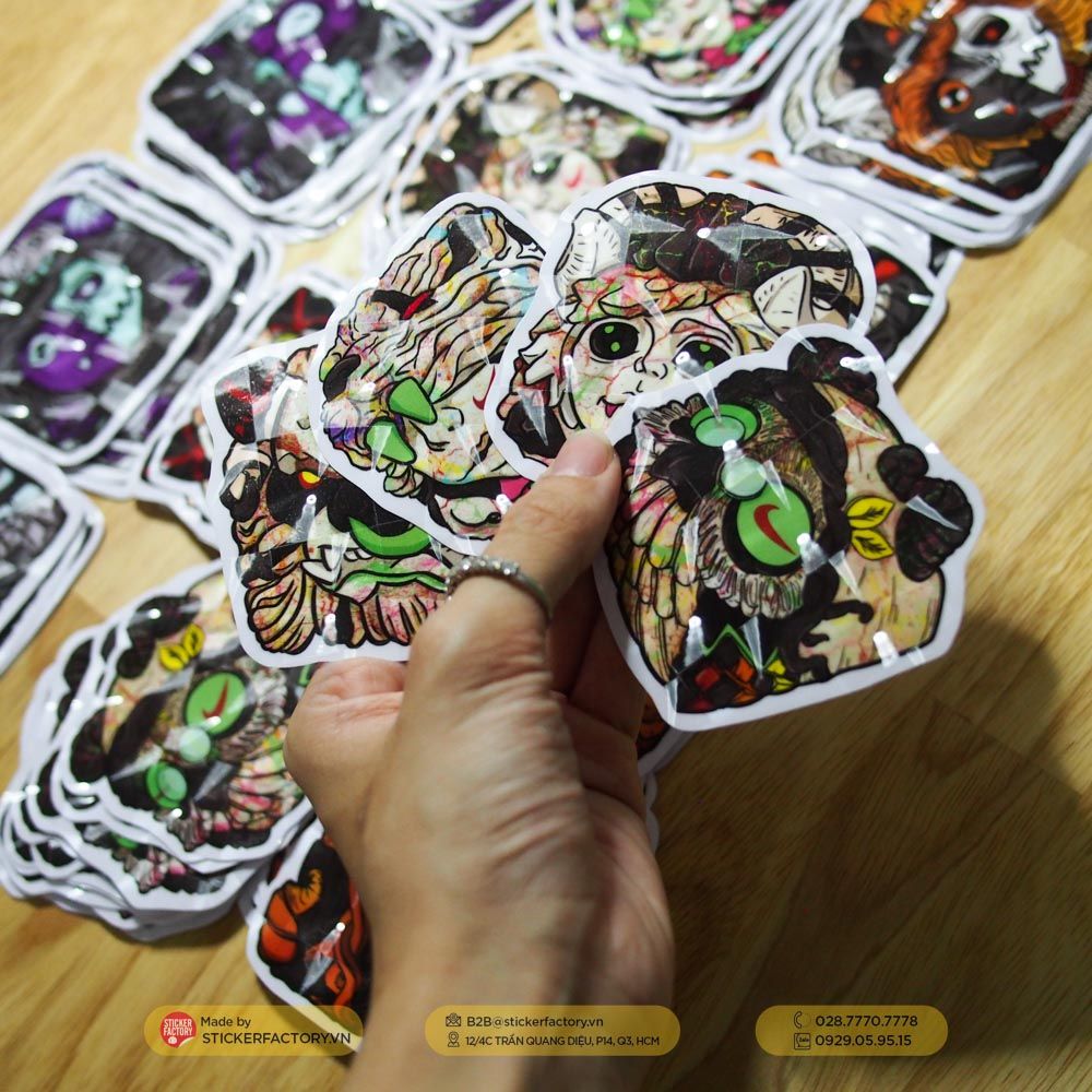 Sticker Vinyl - Cán màn hiệu ứng 3D