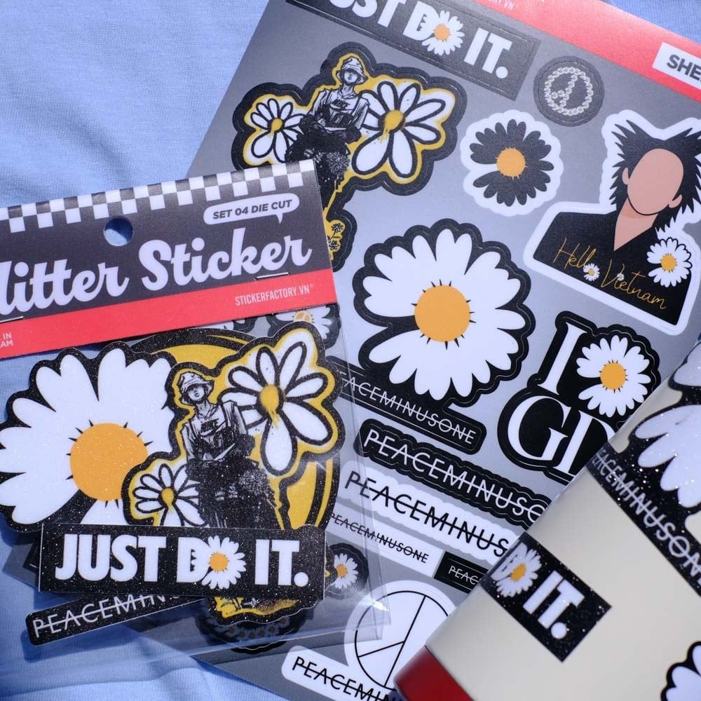 SHEETA5001 GD G-DRAGON - Sticker sheet hình dán A5