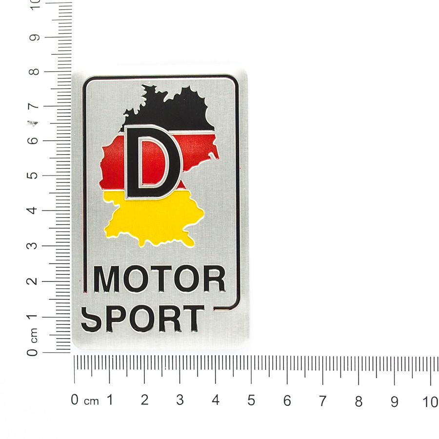 Sticker hình dán metal cờ Đức - Motor Sport