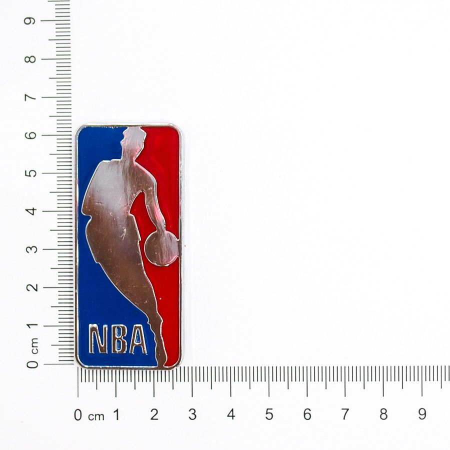 Sticker hình dán metal bóng rổ NBA 3D