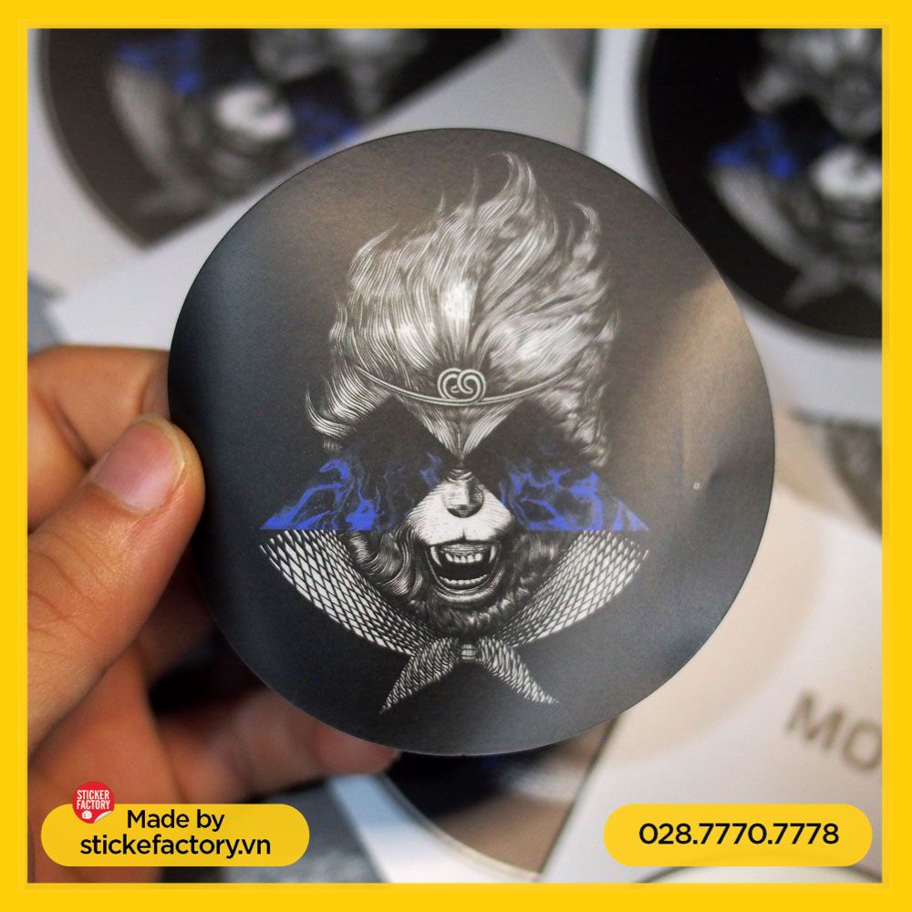 Sticker Vinyl hình tròn