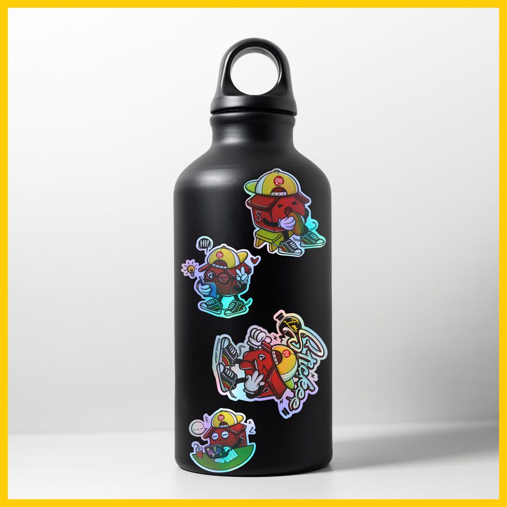 Sticker Hologram bảy màu in theo yêu cầu