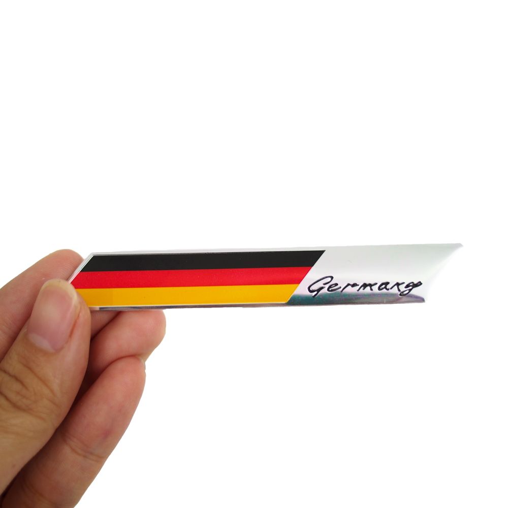Sticker hình dán metal cờ Đức - miếng lẻ