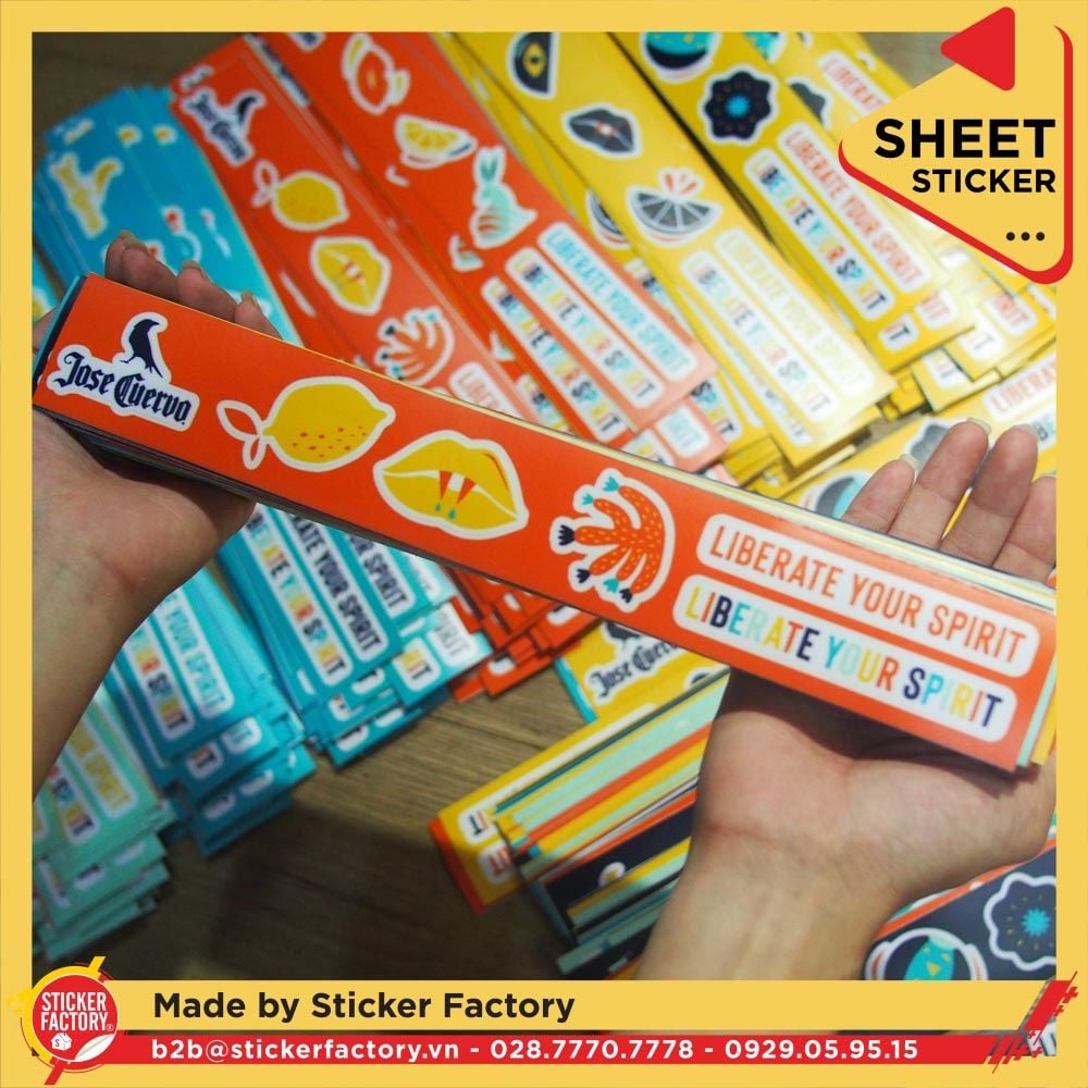 Sticker sheet vinyl