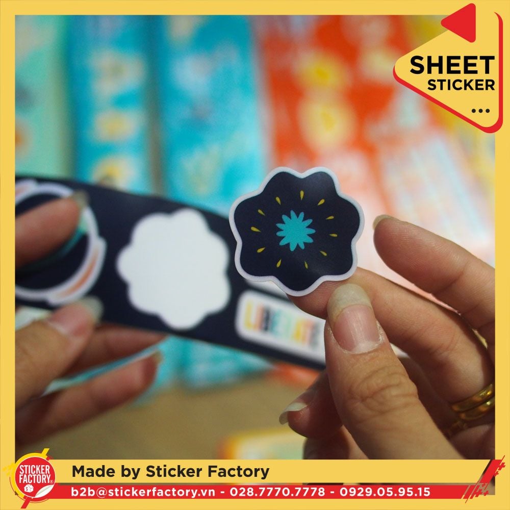 Sticker sheet vinyl