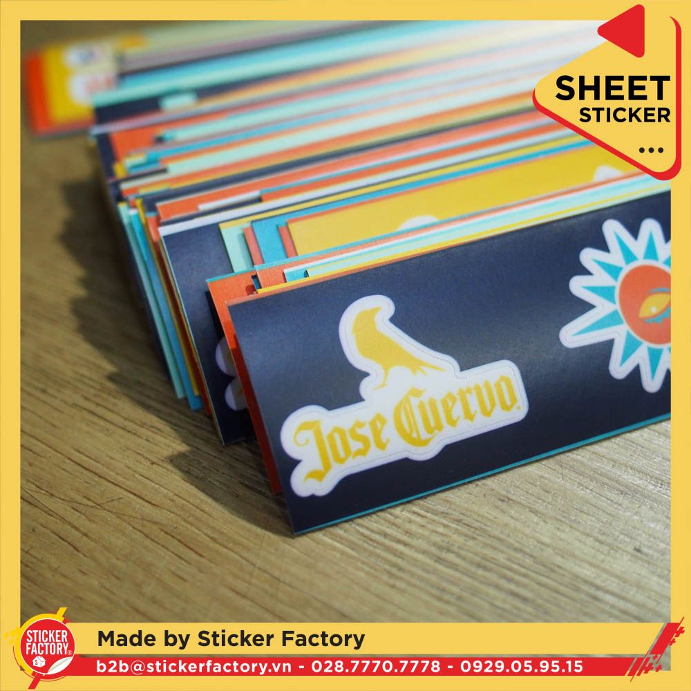 Sticker sheet vinyl