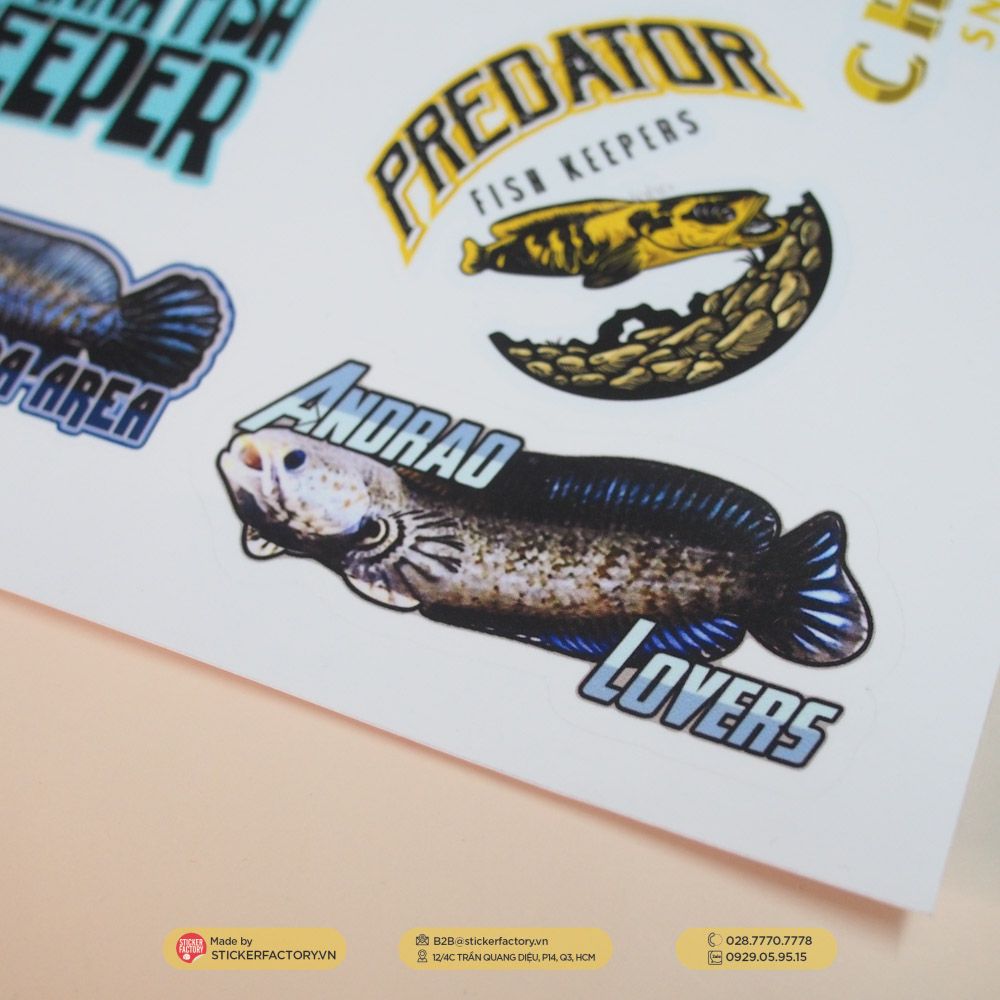 Sticker sheet vinyl