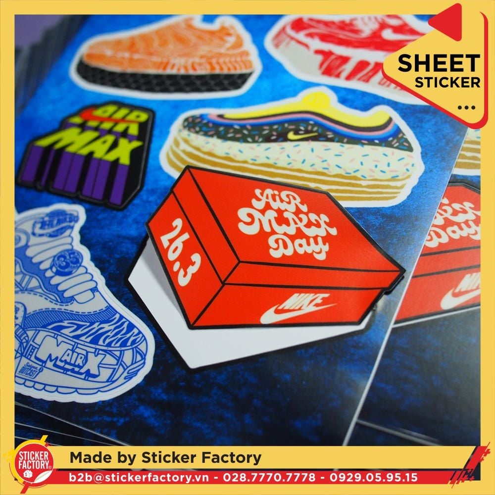 Sticker sheet vinyl