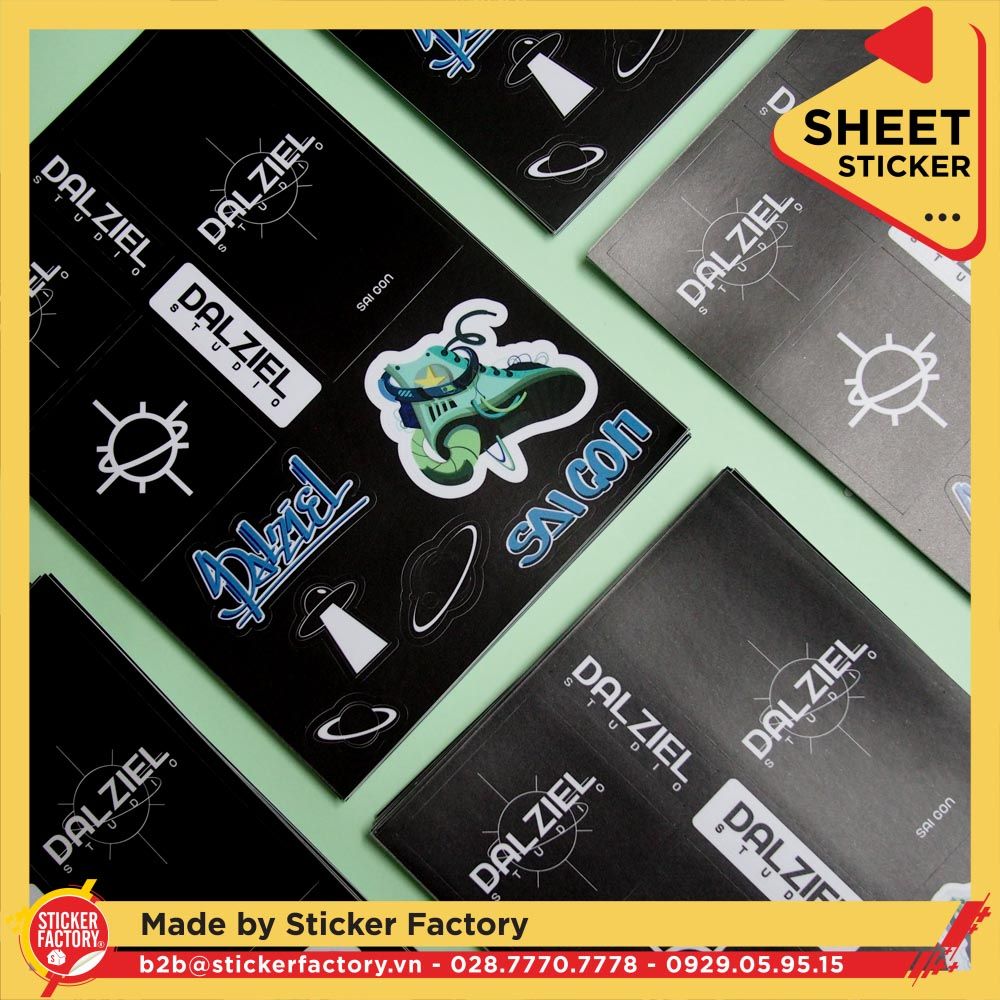 Sticker sheet vinyl