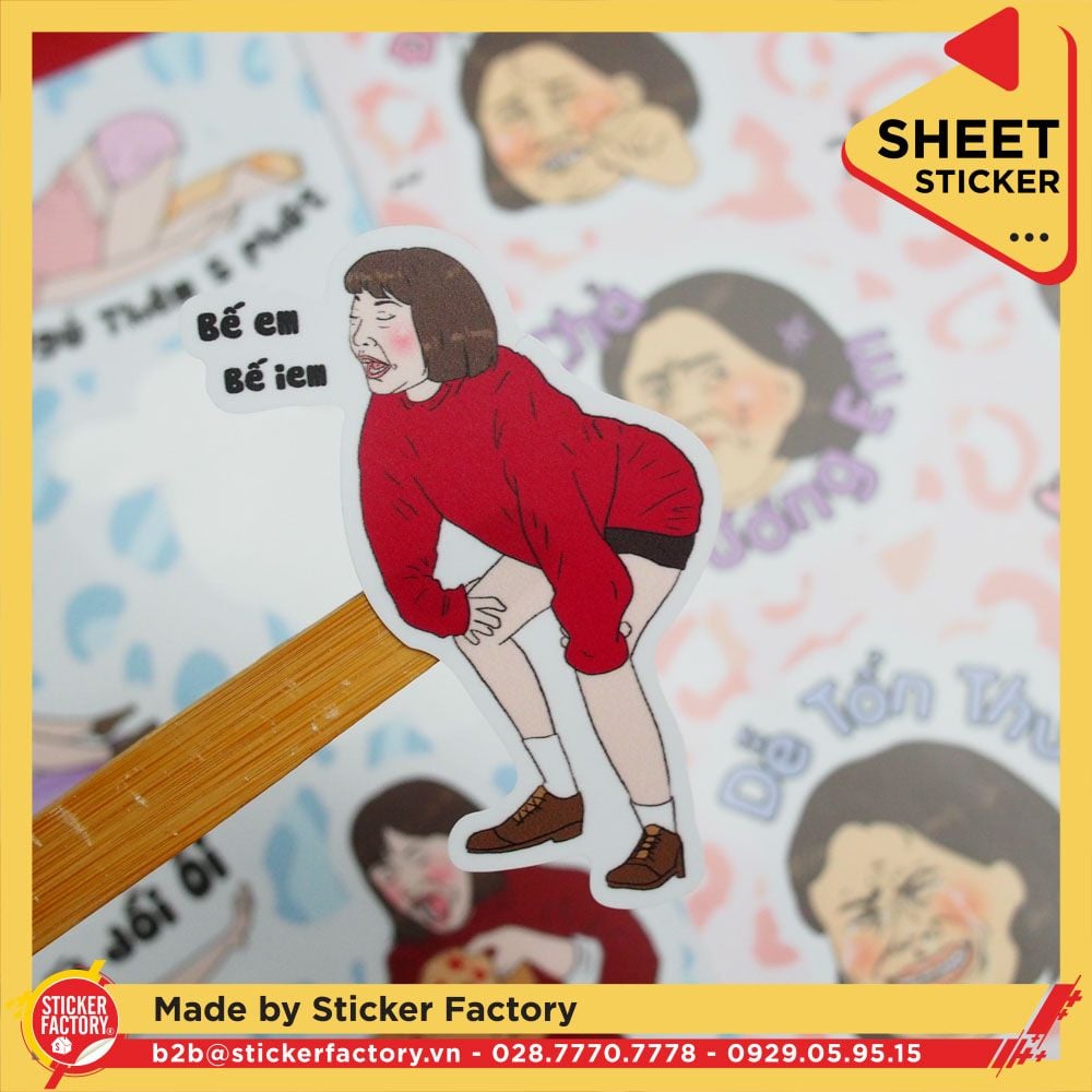 Sticker sheet vinyl