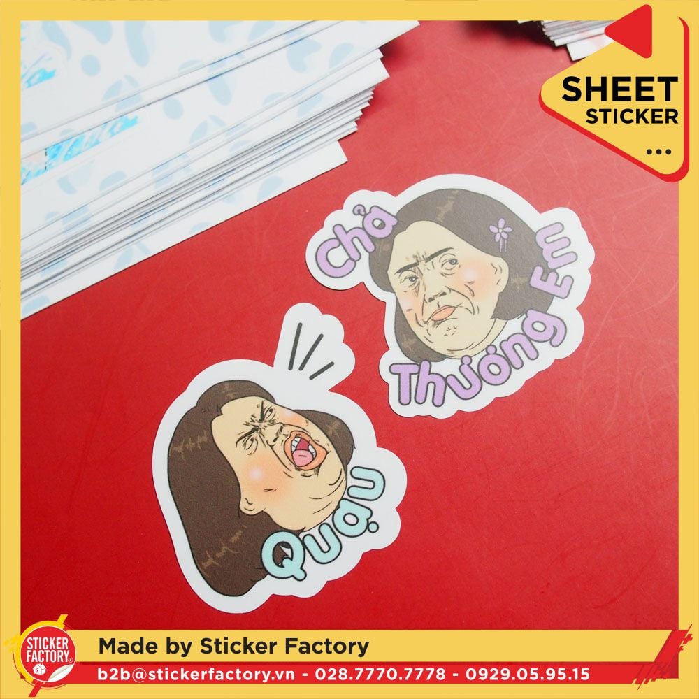 Sticker sheet vinyl