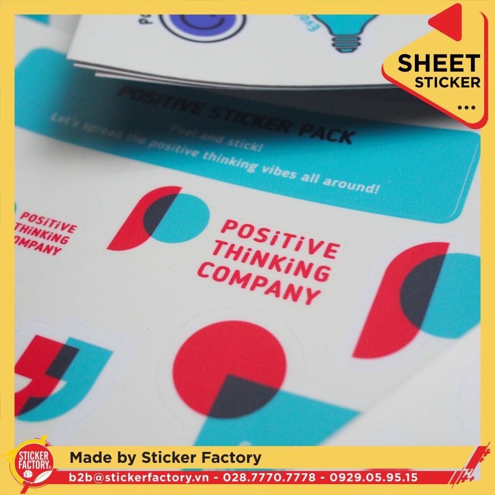 Sticker sheet vinyl