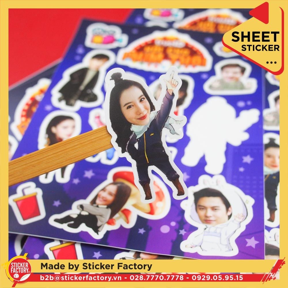 Sticker sheet vinyl