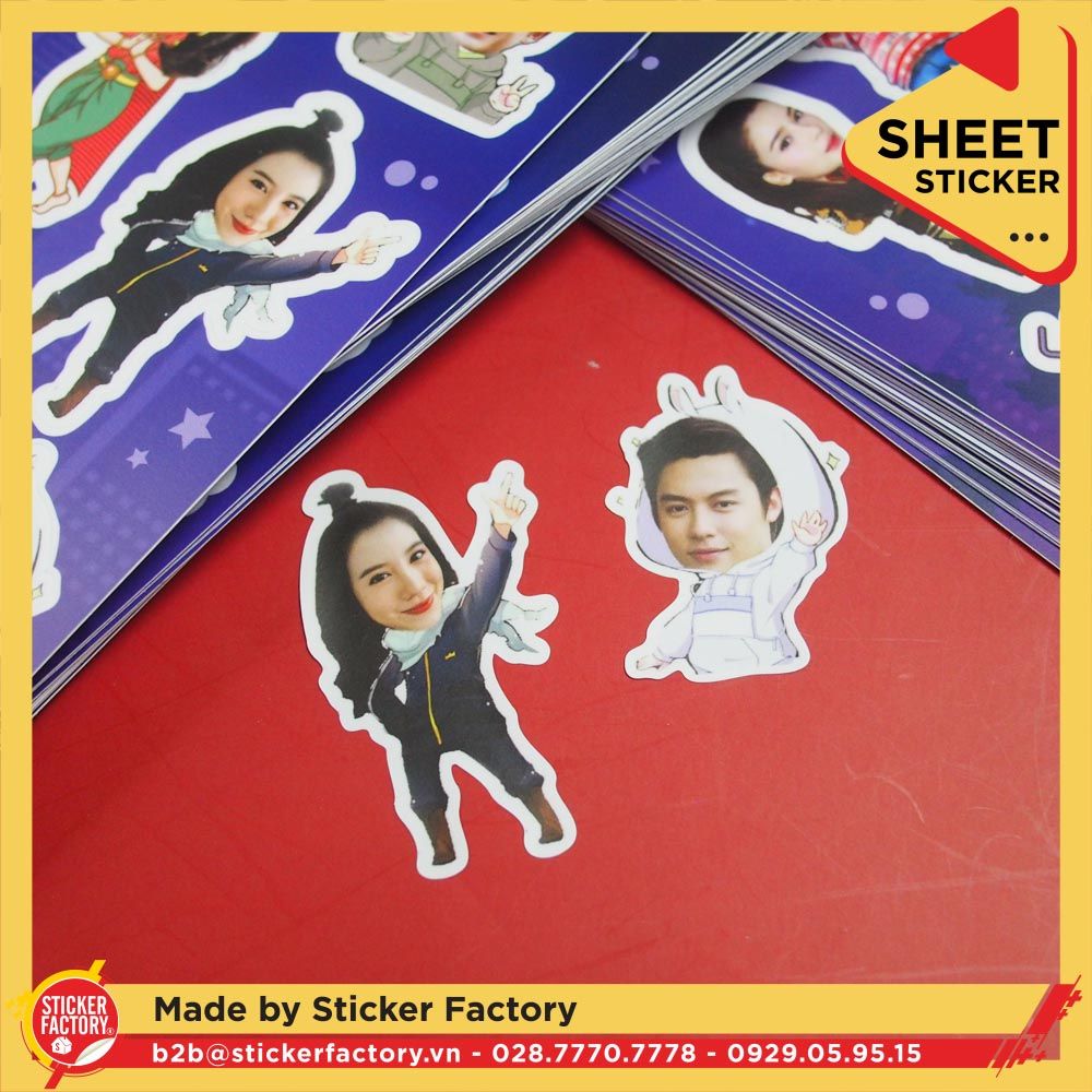 Sticker sheet vinyl