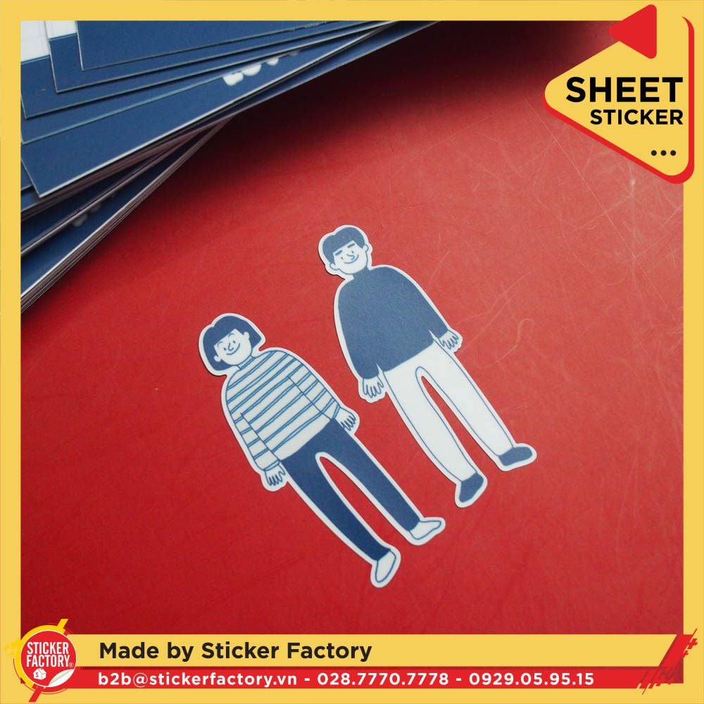 Sticker sheet vinyl