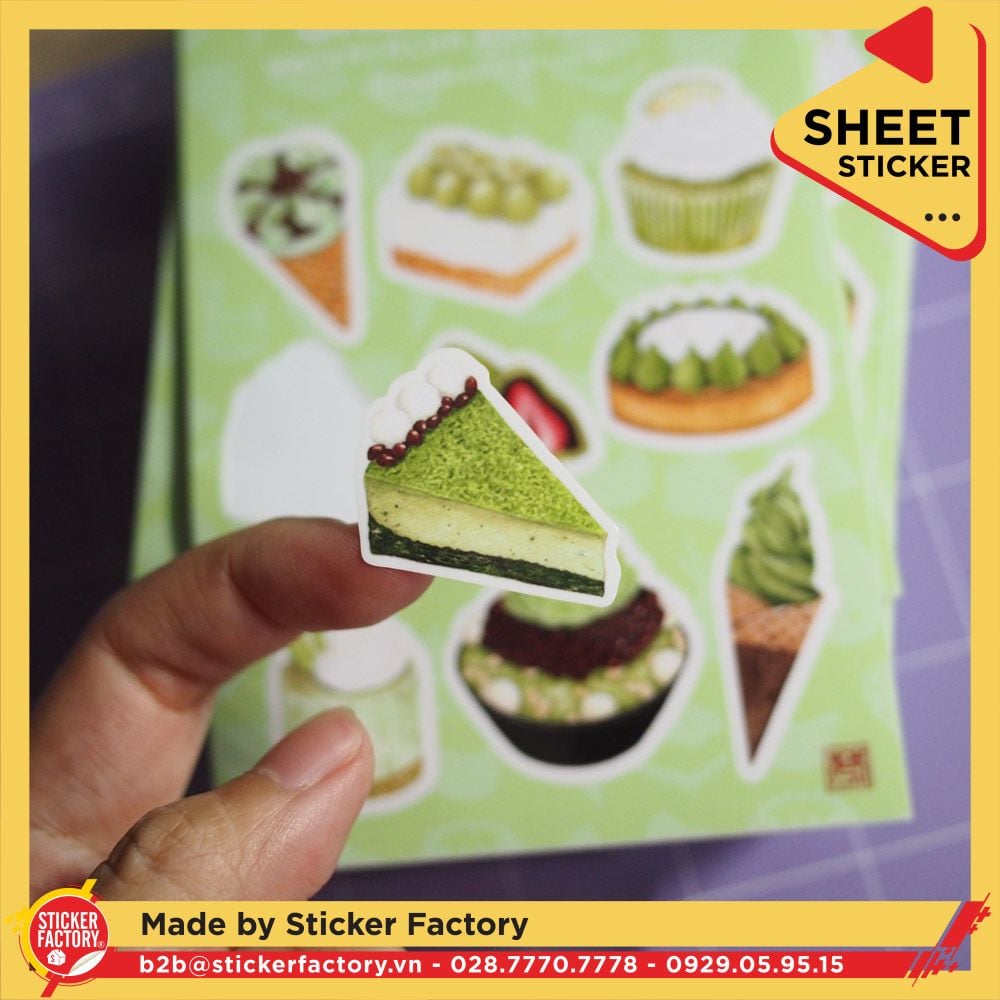 Sticker sheet vinyl