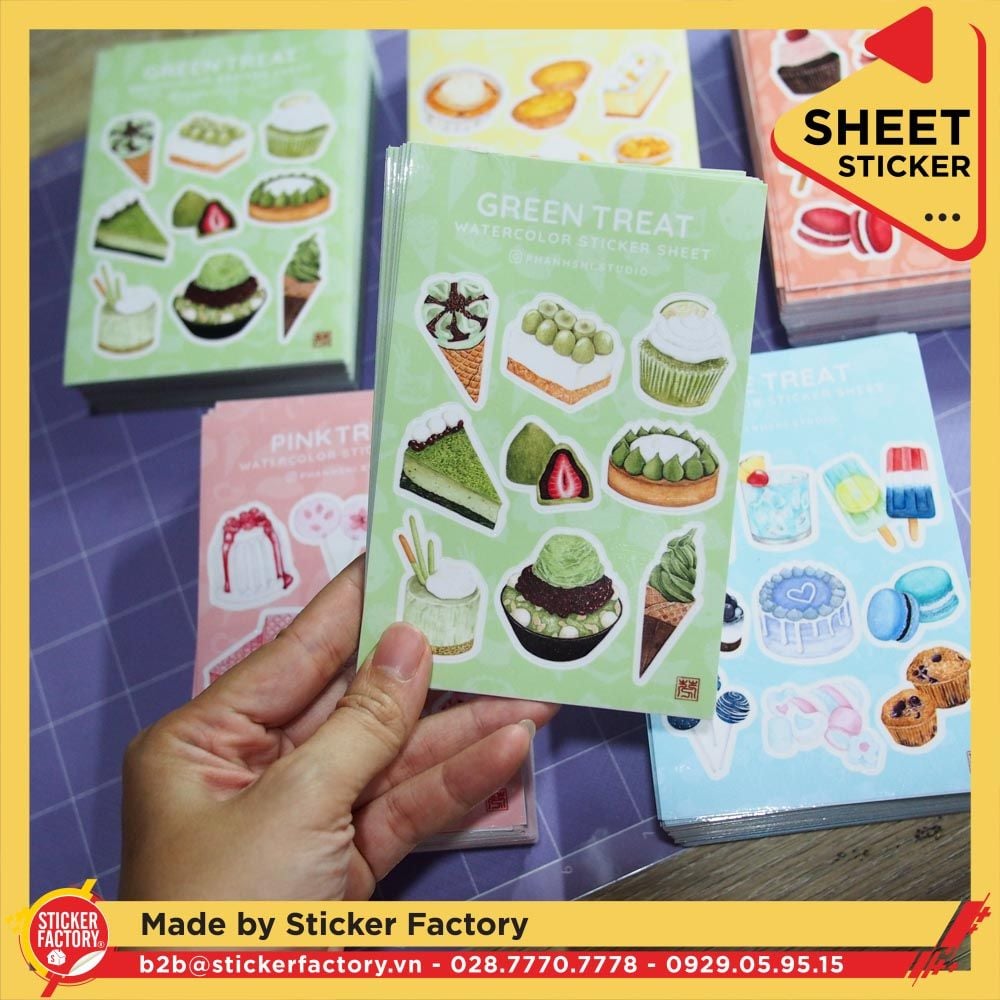 Sticker sheet vinyl