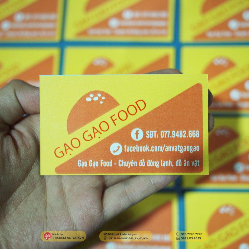 Card visit - Giấy Couche 300 gsm