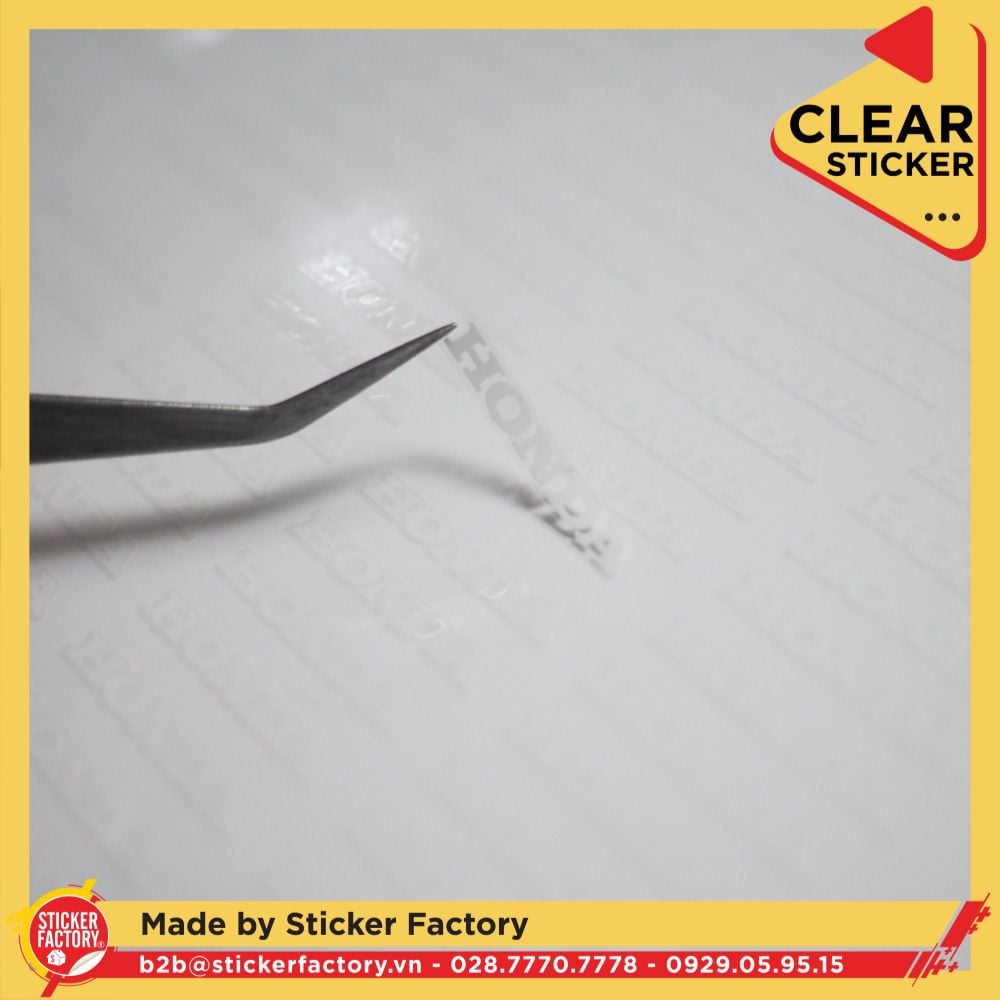 Sticker vinyl trong suốt