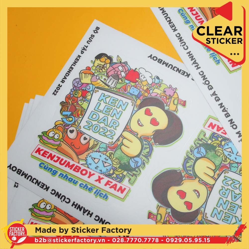 Sticker vinyl trong suốt