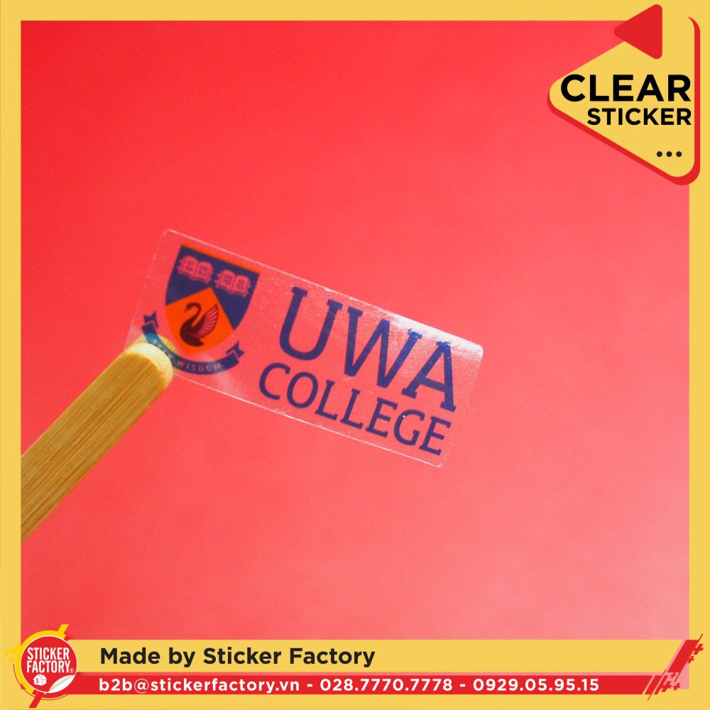 Sticker vinyl trong suốt