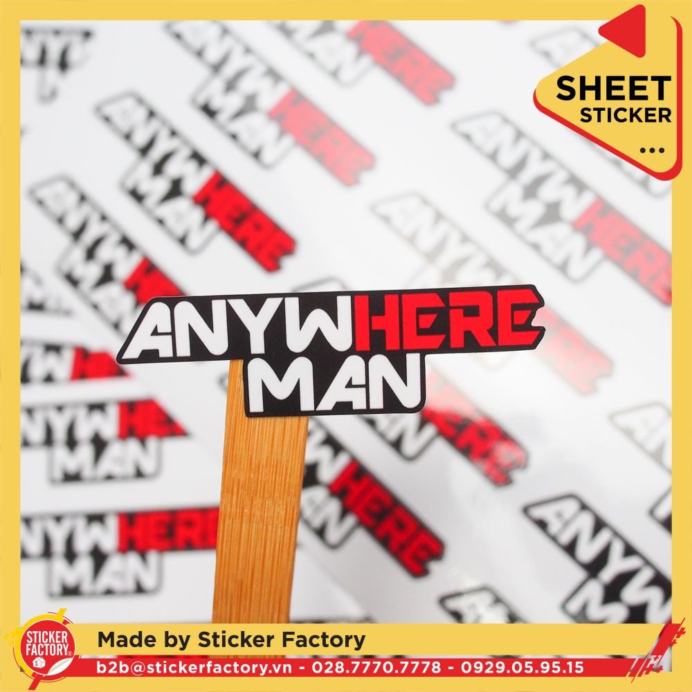 Sticker Vinyl cắt bế theo viền