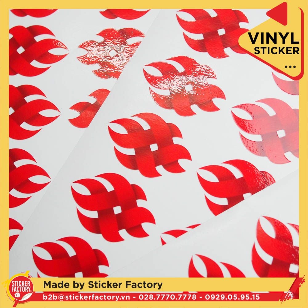 Sticker Vinyl cắt bế theo viền