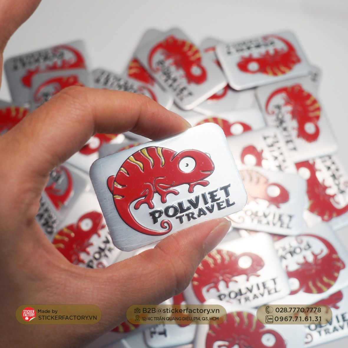 Sticker Metal kim loại (Customize)