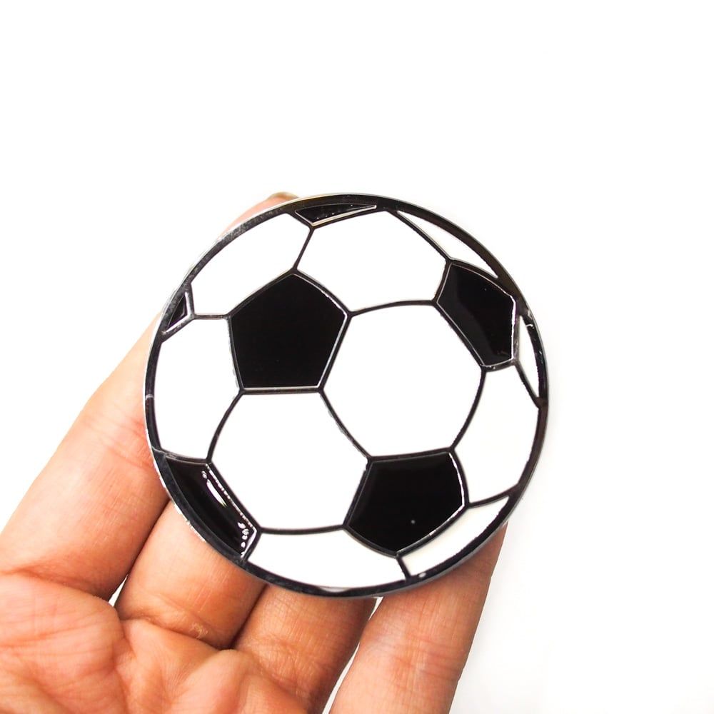 Football quả bóng 5.5cm - Sticker hình dán metal kim loại 3D