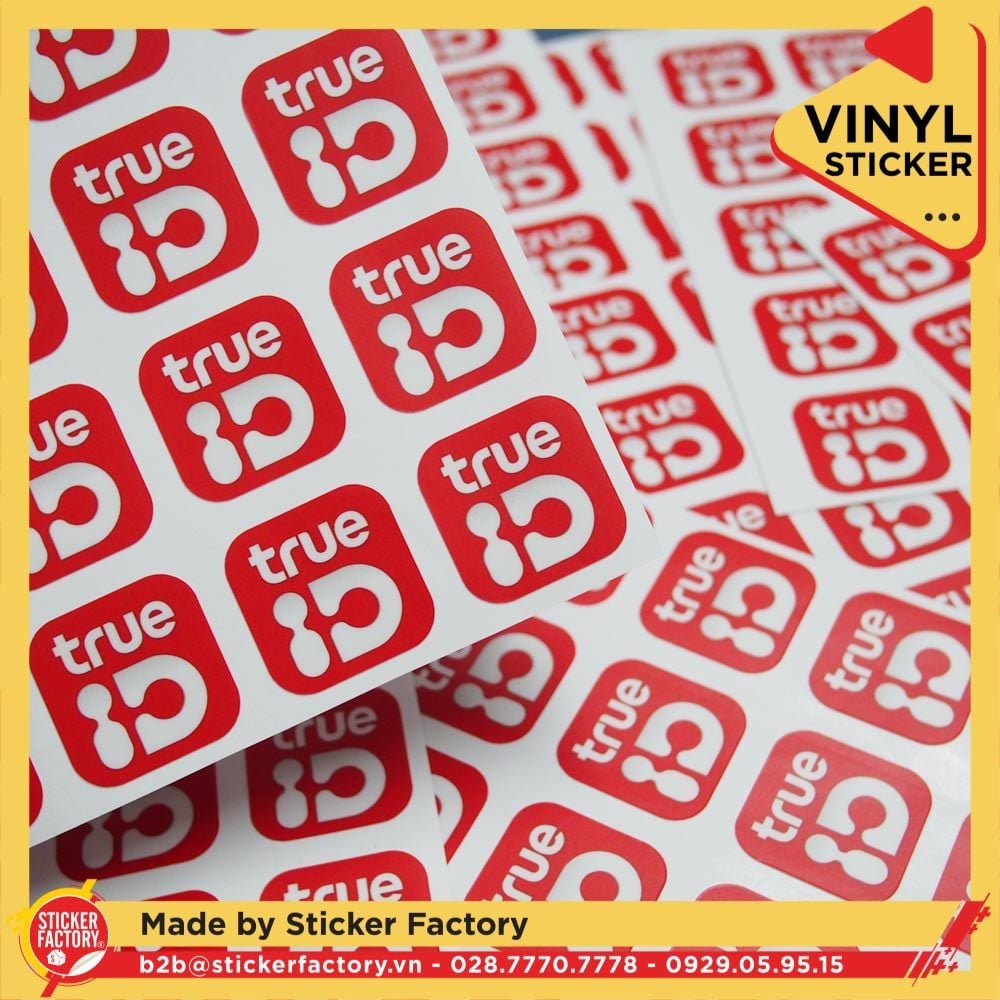 Sticker Vinyl cắt bế theo viền