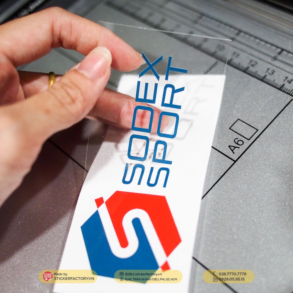 Sticker transfer in theo yêu cầu