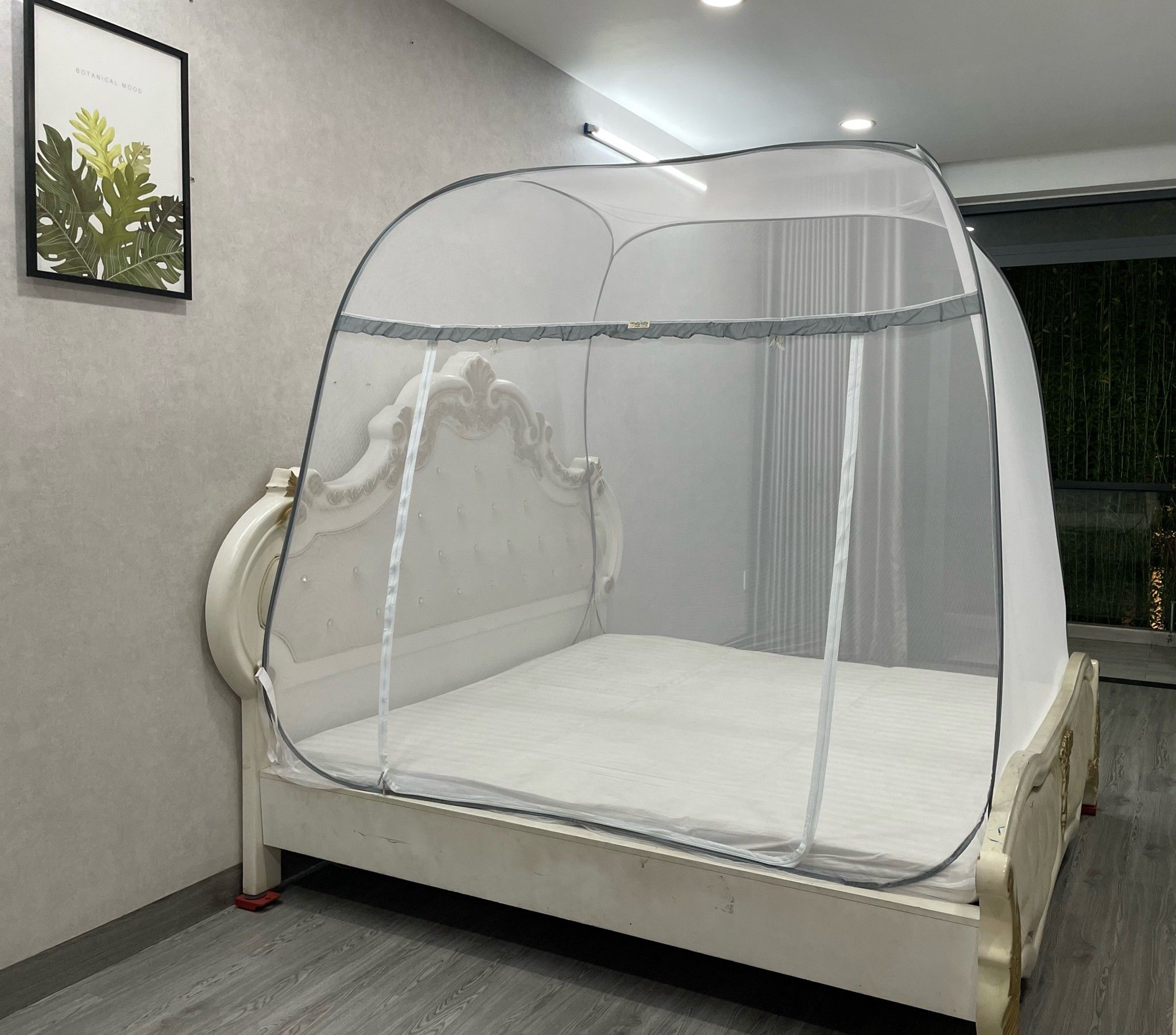 Mùng Chụp Đỉnh Rộng Cao Cấp Mộc Miên KVC-X - 1 Cửa