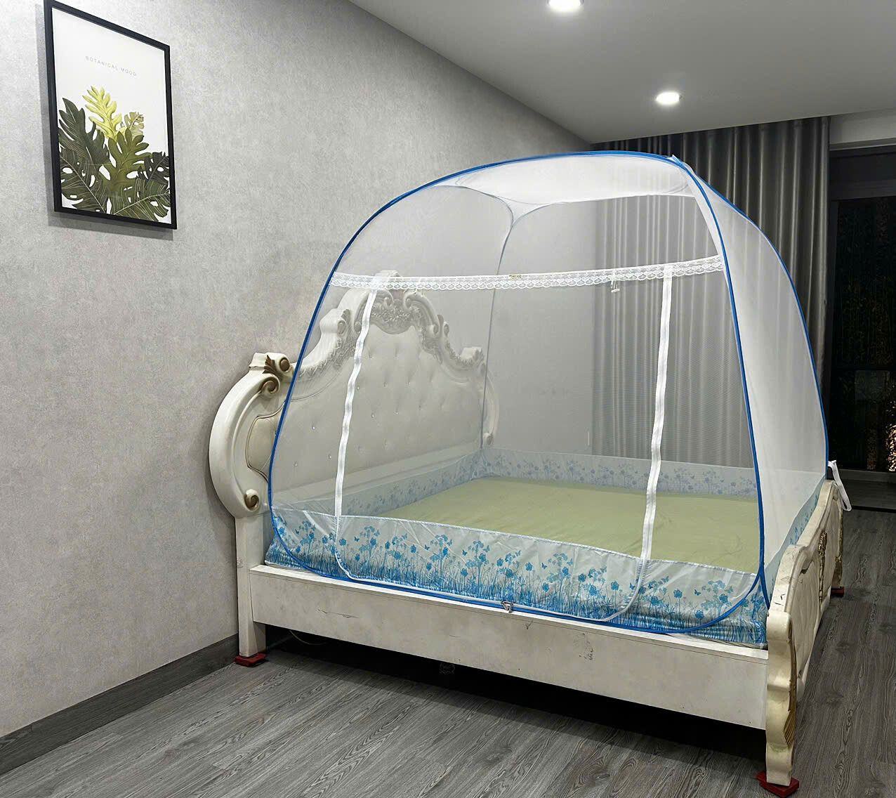 Mùng Chụp Đỉnh Rộng Cao Cấp Mộc Miên X4 - 1 Cửa/ 3 Cửa