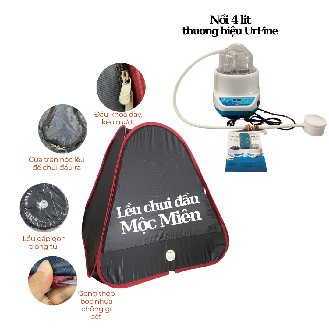 Lều xông hơi Mộc Miên