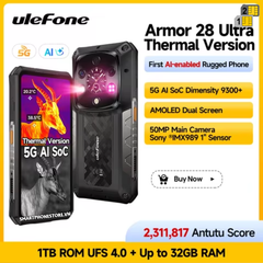 Ulefone Armor 28 Ultra Thermal 5G - Chính hãng Nguyên Seal Giá Tốt - 09175.09195