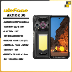 Ulefone Armor 30 - Chính hãng nguyên Seal Giá Tốt + KM Hấp Dẫn - 09175.09195