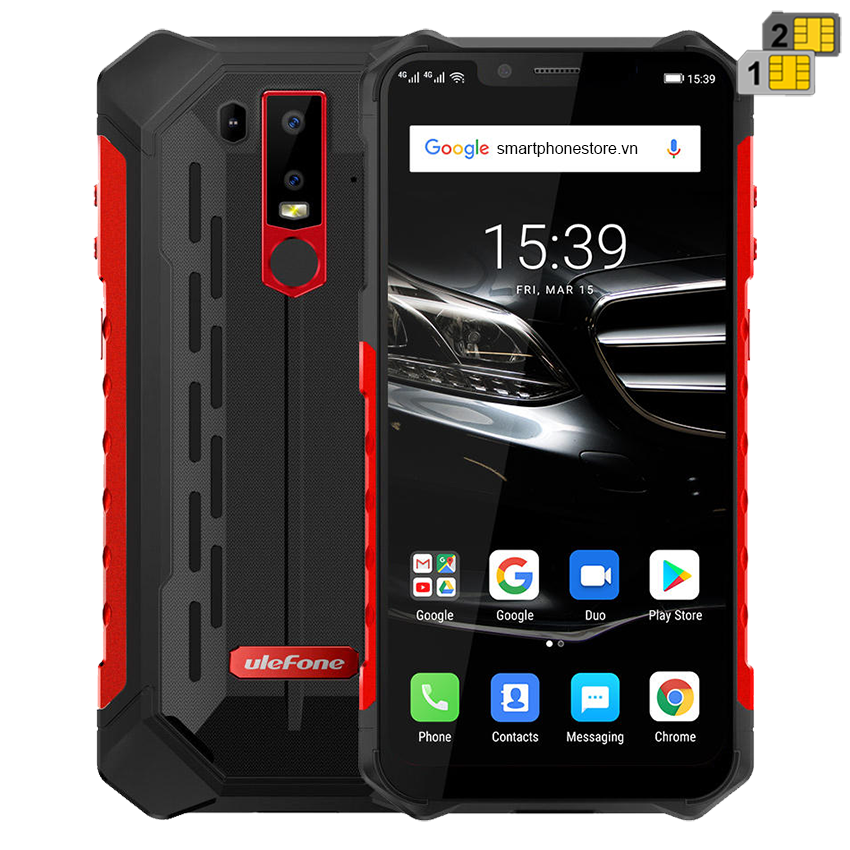 Ulefone Armor 6E - Ram4Gb Rom64Gb Siêu Bền Kiểm Tra Tia Cực Tím Uv