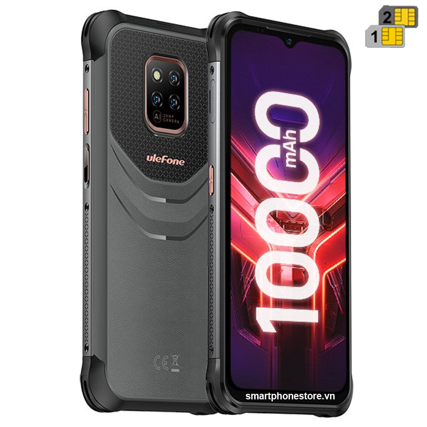 Ulefone Armor 14 Pro - Siêu bền pin 10.000mAh Ram6GB Rom128GB 4cam2MP sạc không dây