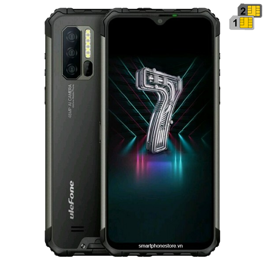 Ulefone Armor 7 - Smartphone Siêu Bền 3 Camera Ram8Gb Rom128Gb Pin 5500Mah