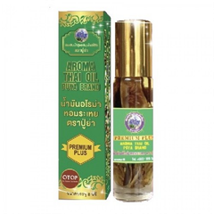 Dầu Gió Lăn Thảo Dược 29 Vị Aroma Thai Oil Puya Brand Thái Lan 8Ml