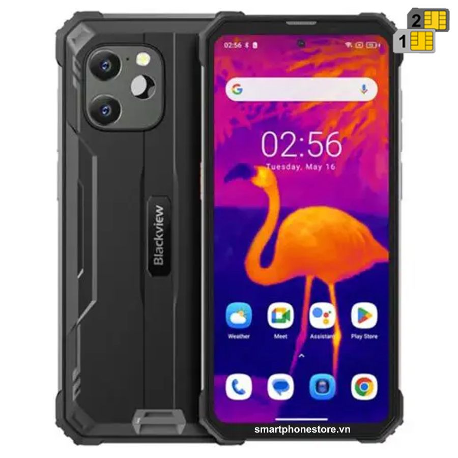 Blackview BV8900 - Siêu bền camera 64MP cảm biến nhiệt FLIR Ram16GB Pin10380mAh