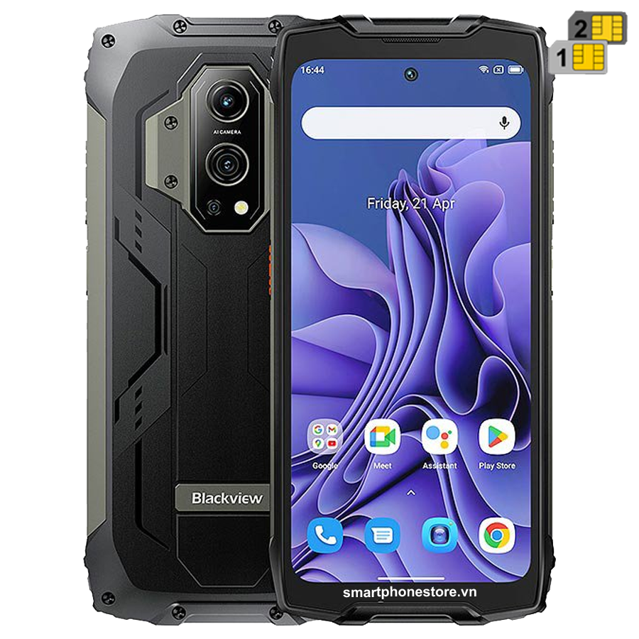 Blackview BV9300 - Siêu bền Ram21GB pin15080mAh 33W thước đo laser