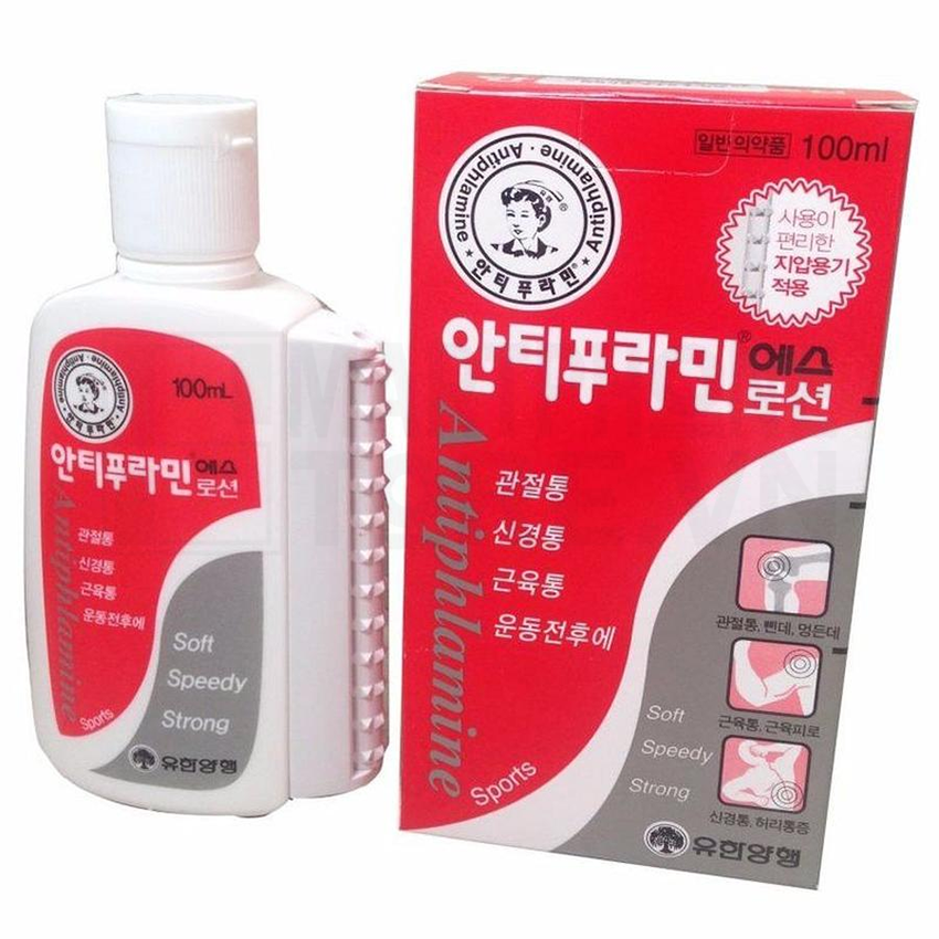 Dầu Nóng Xoa Bóp Antiplamine Hàn Quốc 100Ml