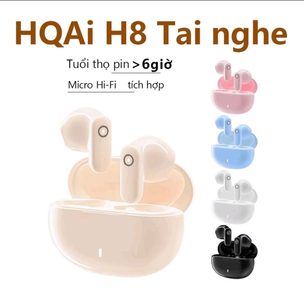 Tai nghe bluetooth nhét tai mini pin trâu HQAi H8 - Deal Giá Tốt - 09873.09873