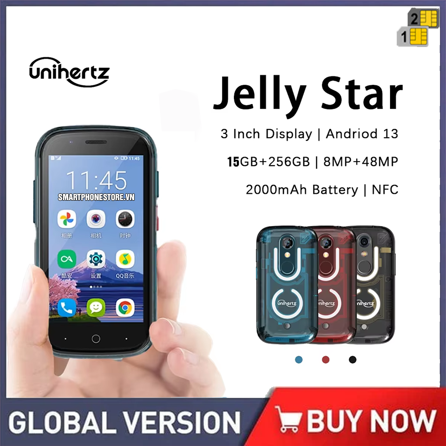 unihertz jellystar 黒 【公式通販】