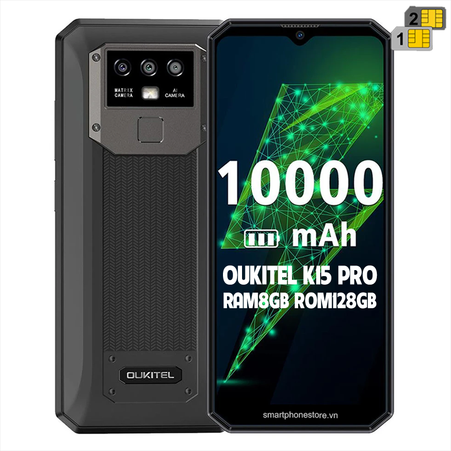 Oukitel K15 Pro - 8 nhân Ram8GB Rom128GB Pin 10000mAh