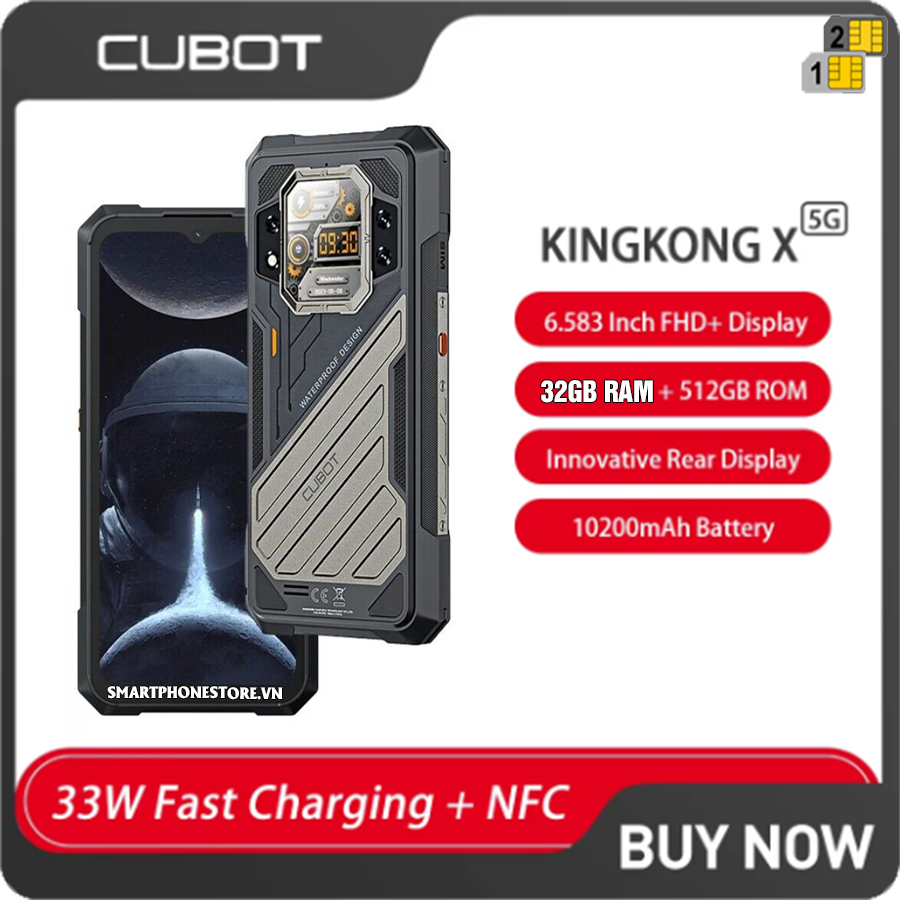 Cubot KingKong X 5G - Chính hãng nguyên Seal GIÁ TỐT - 09175.09195