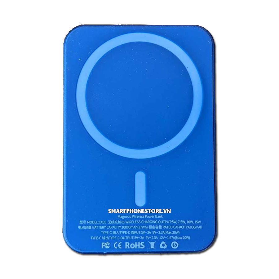 Pin dự phòng Magsafe không dây dung lượng 10000mAh sạc 20W Moxnice chính hãng