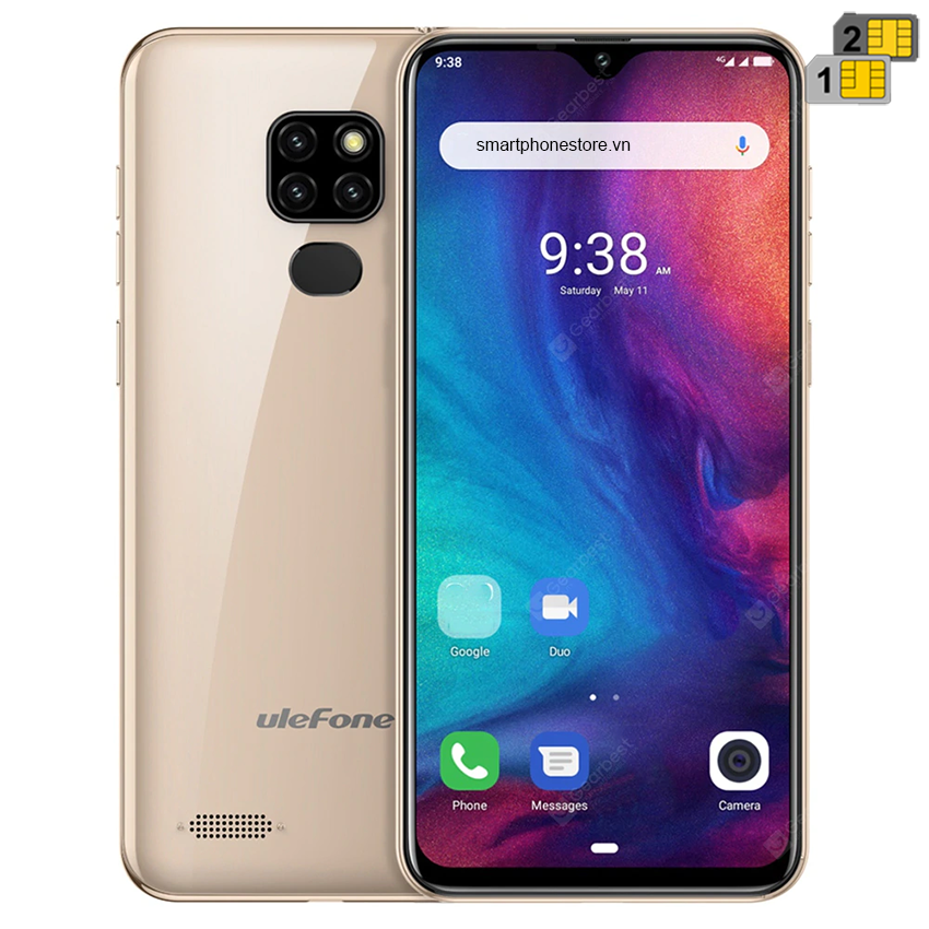 Ulefone Note 7P - Smartphone 3 Camera Ram3Gb Màn Hình Giọt Nước