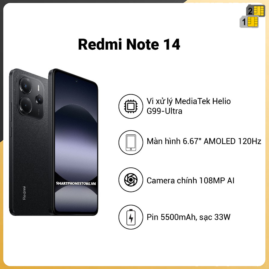 Xiaomi Redmi Note 14 - 6.67